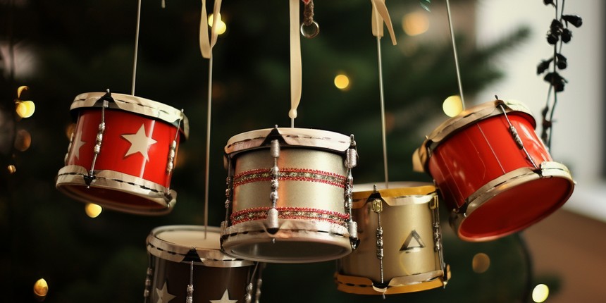 Christmas Craft Ideas DIY Toy Drums Handmade Xmas Crafts