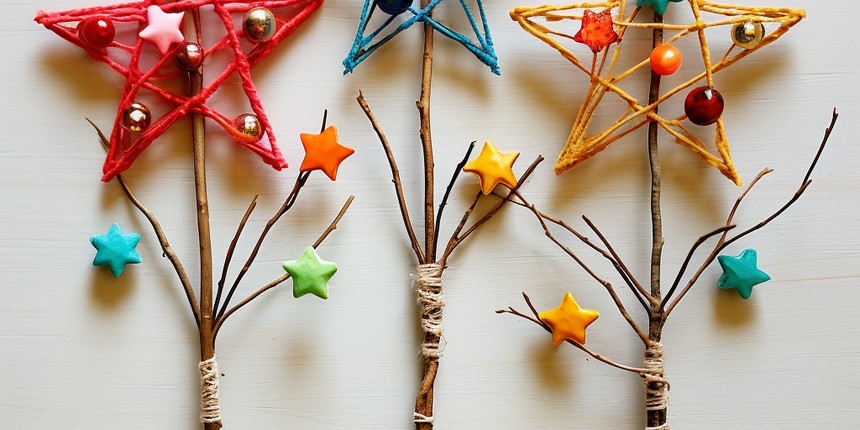 Easy Christmas Crafts Twig Ornament Christmas Craft Ideas