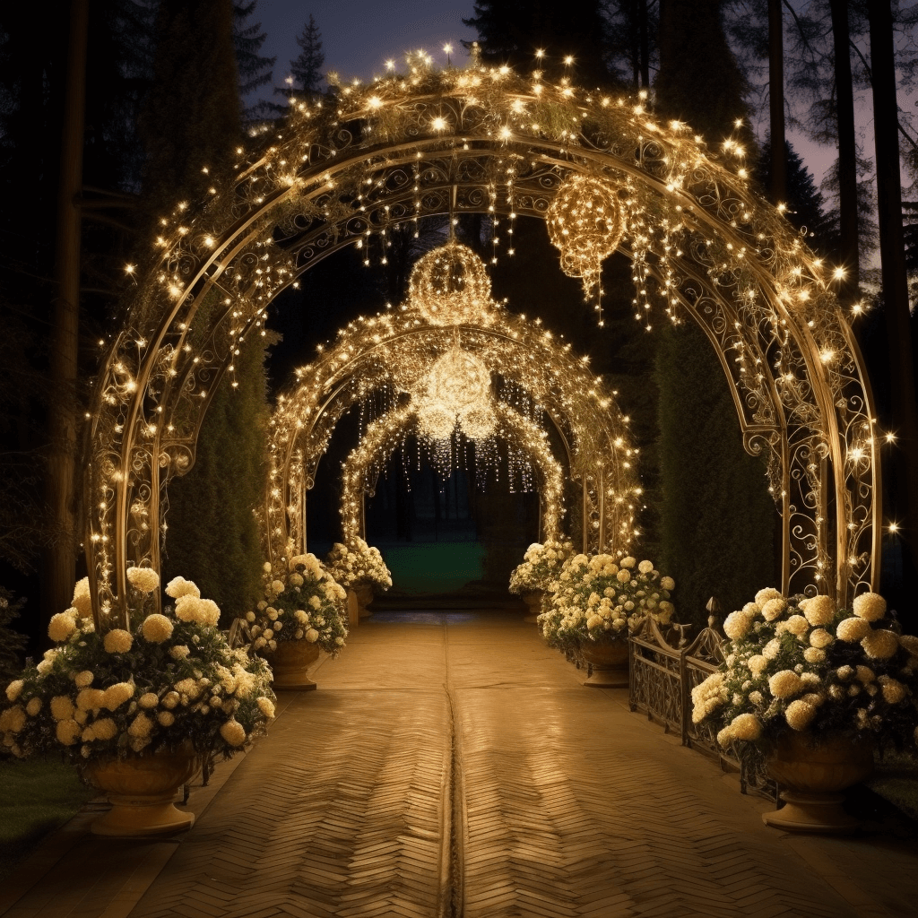 Garden Entrance Decoration for Wedding Function
