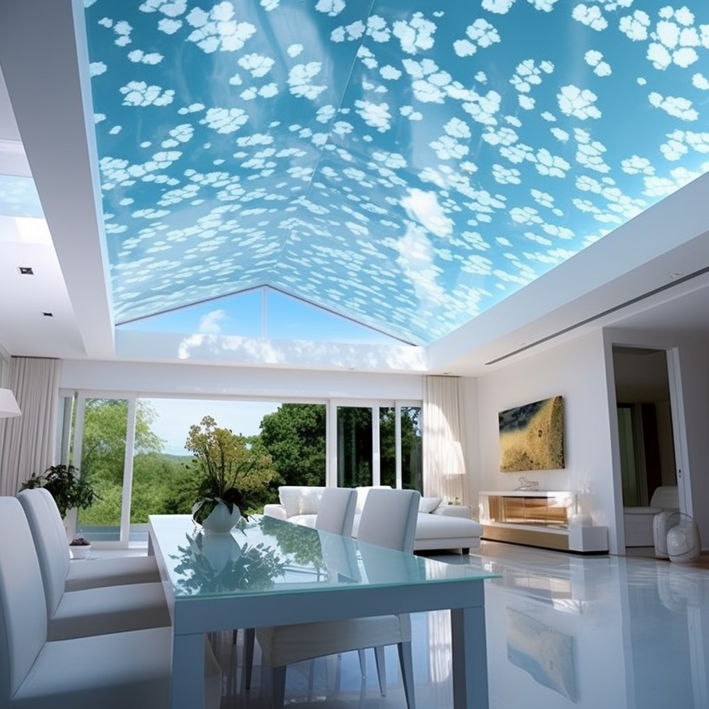 Illusionary Roof- Ceiling Paint Ideas