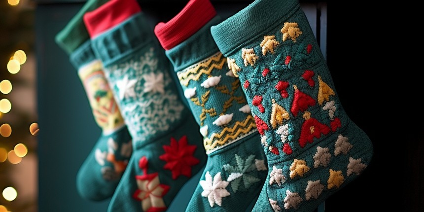 Simple Felt Stockings Christmas Day Craft Ideas