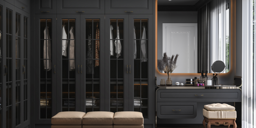 Wardrobe design with extension