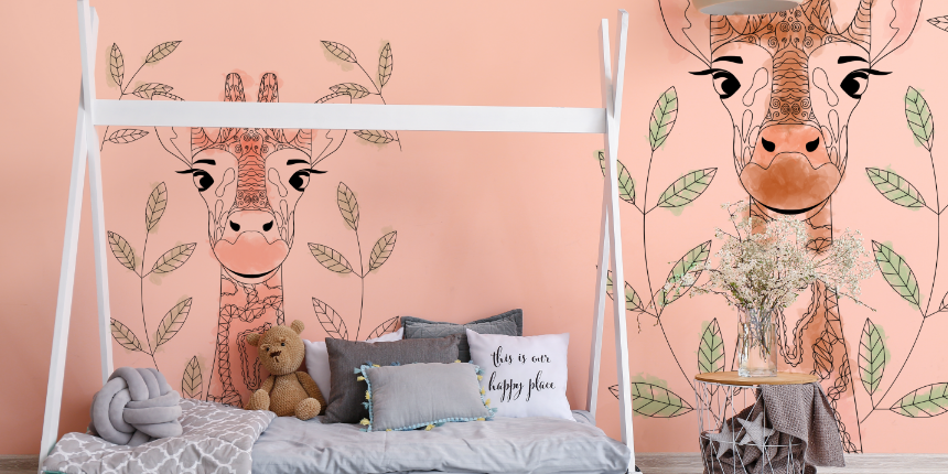 Animal Wall Art Design ideas for kids room