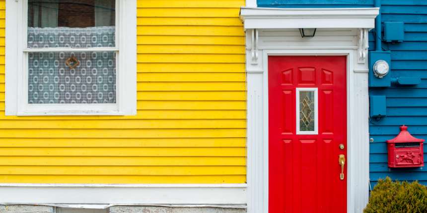 Go Primary with house colour combination exterior