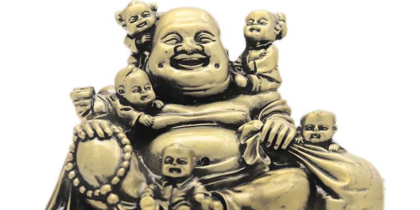 Laughing Buddha and 5 Children 