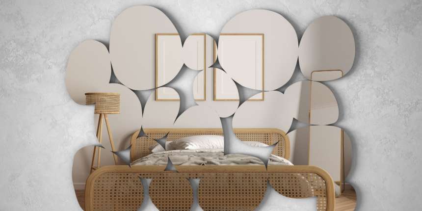 Modern Pebble Shaped Mirrors