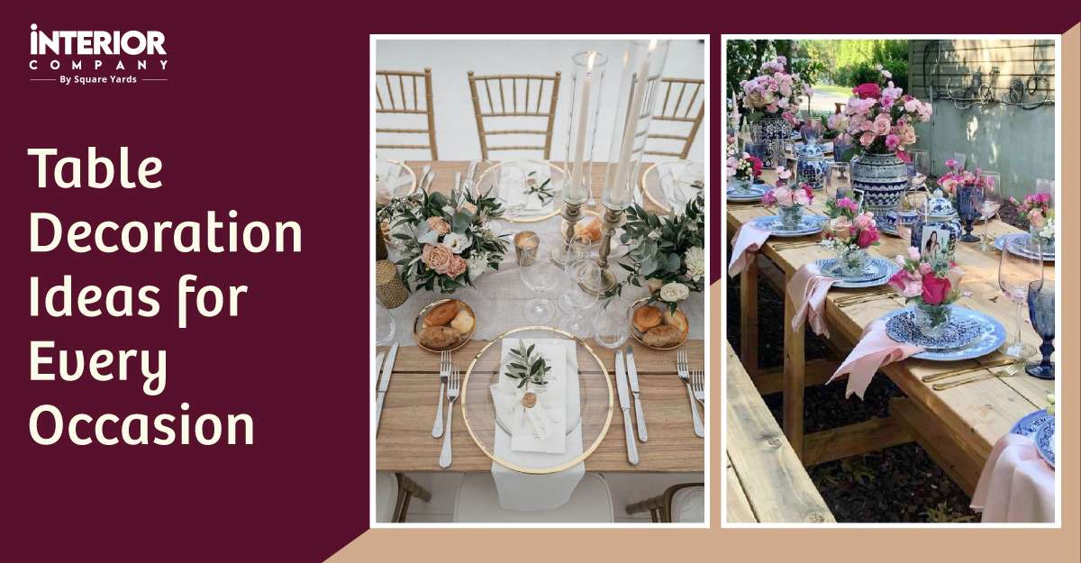 Table Decoration Ideas to Nail Every Occasion with Suave