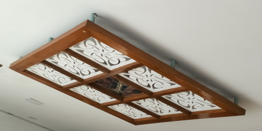 Wooden Mid-Panel CNC Ceiling