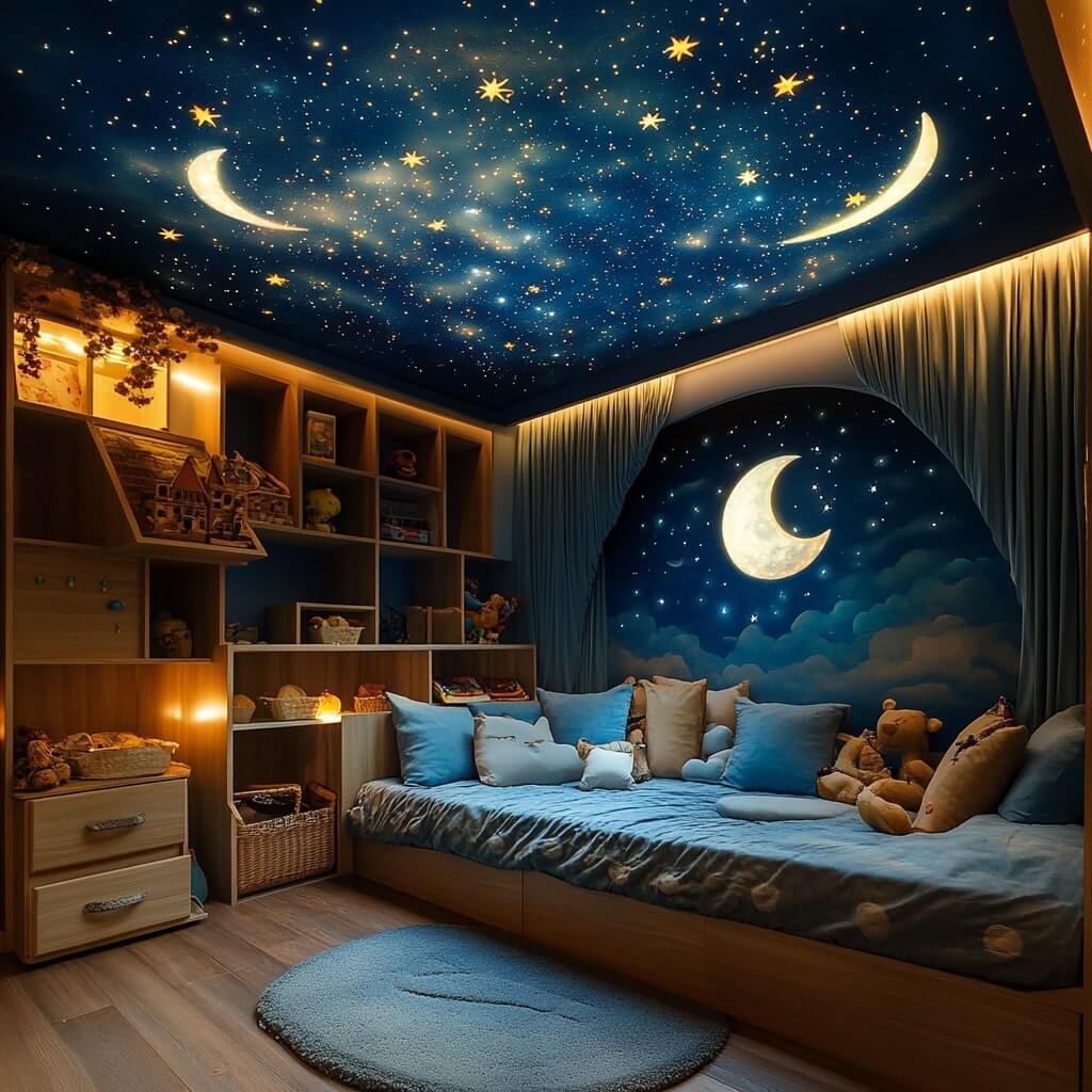 Celestial Glow POP Plus Minus Design for Kids Room