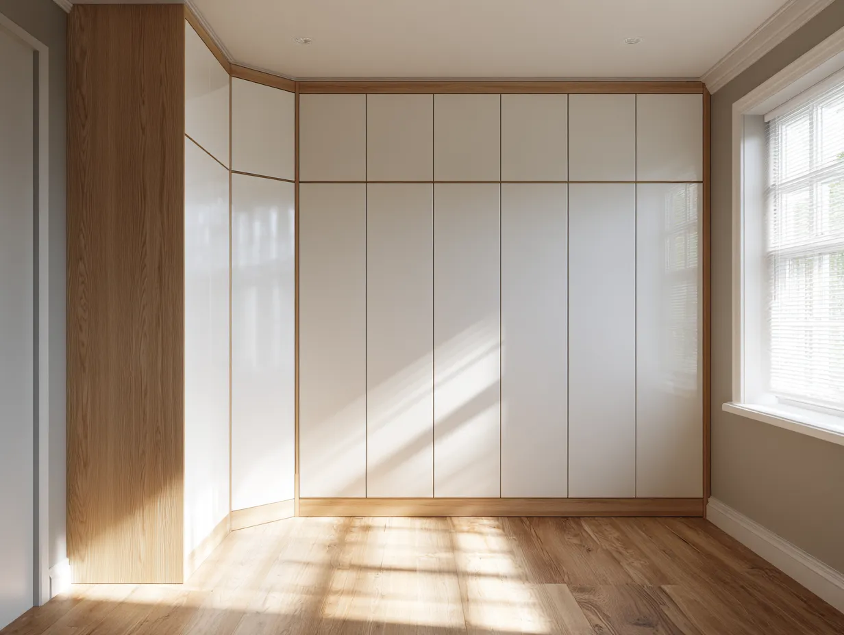Corner Diagonal Wardrobe Design