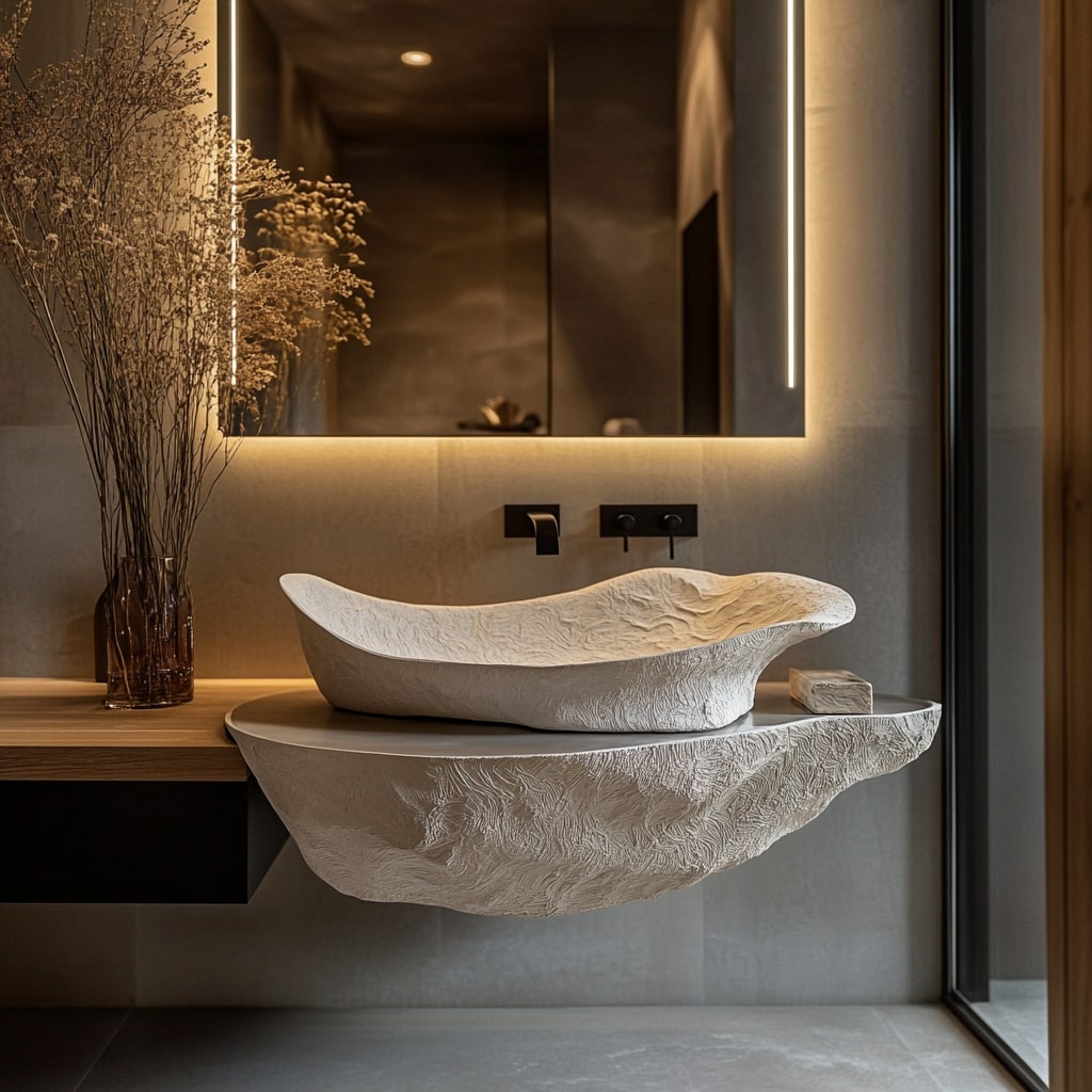 Custom-Shaped Wash Basin Design