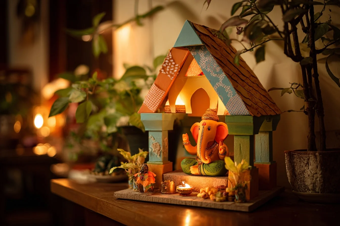 DIY & Budget-Friendly Ganpati Decoration Ideas for Home