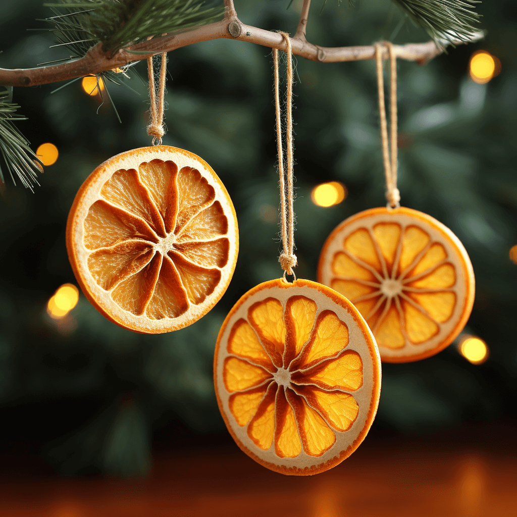 DIY Christmas Decorations Dried Orange Ornaments