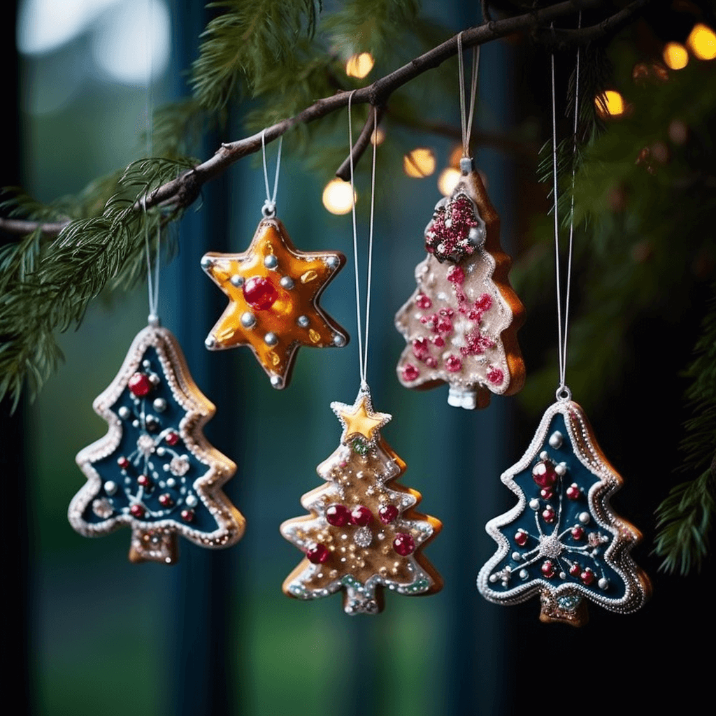 DIY Christmas Decorations Shiny and Sweet Homemade Cookie Cutter Ornaments