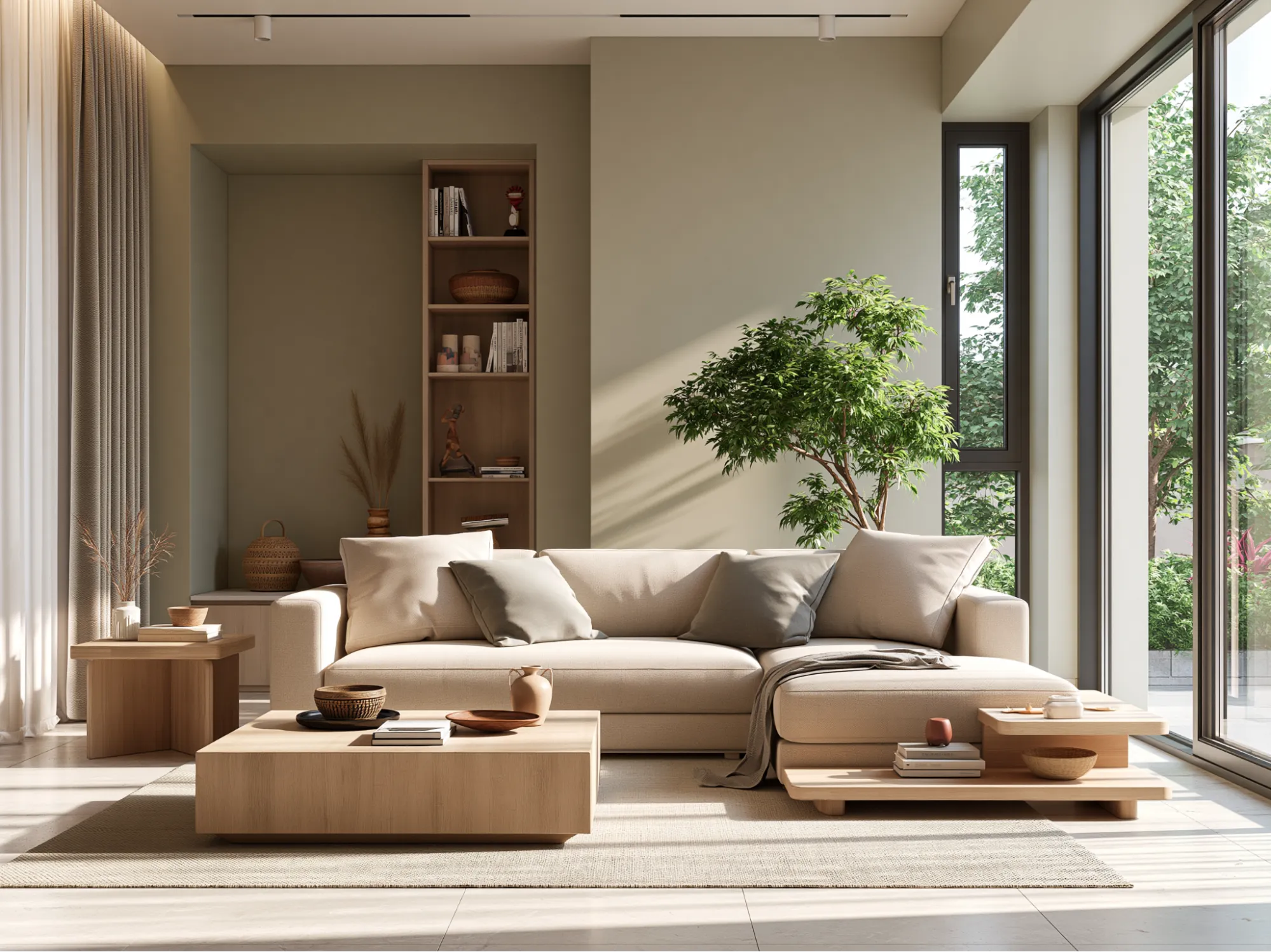 Japandi-Inspired- Latest Sofa Colour Combination