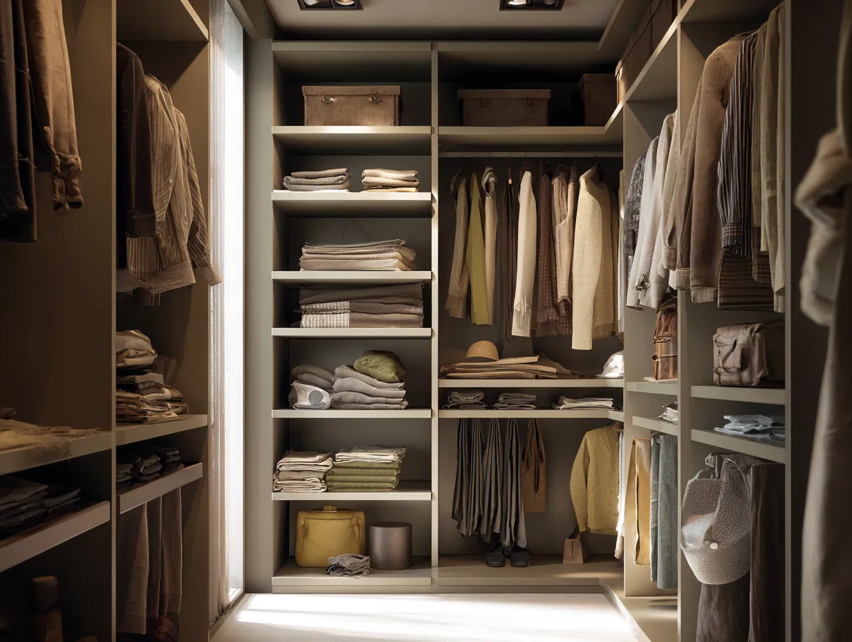 Make the Inner Corner Usable- Corner Inside Wardrobe Planning Ideas