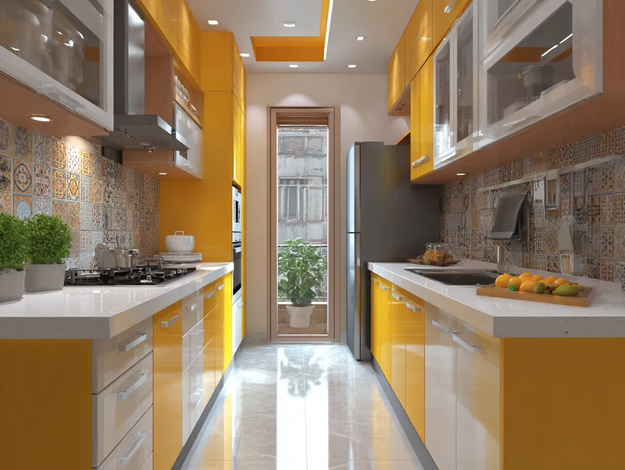 Maximize Kitchen Vertical Space- Simple Low Cost Kitchen Design Ideas