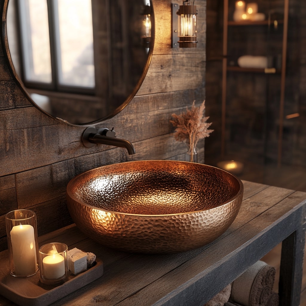 Metallic Wash Basin Design