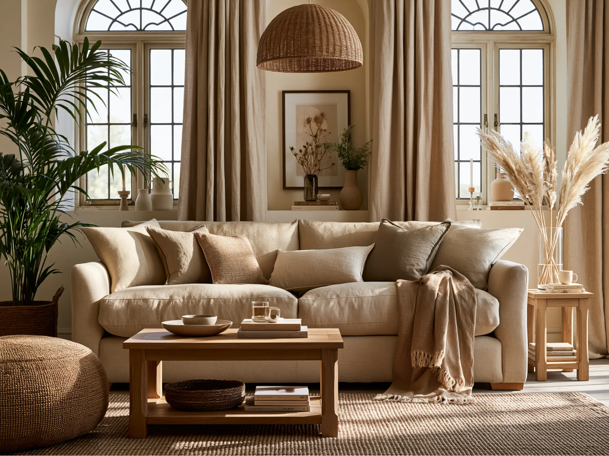Modern Linen Sofa Fabric Colour Combination