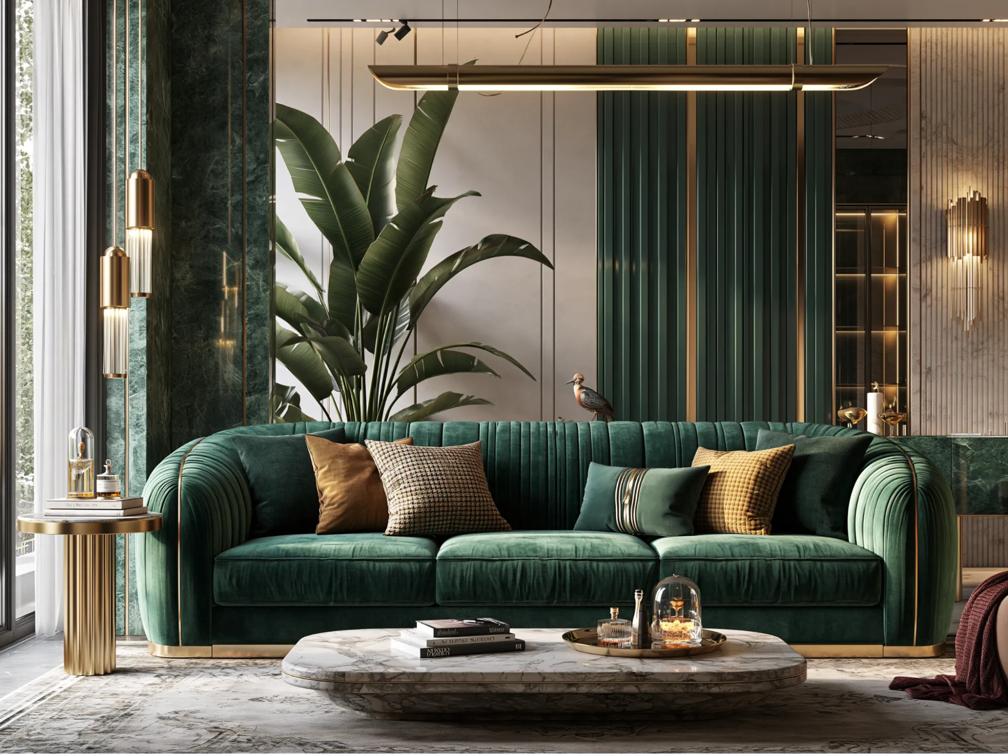 Modern Velvet Sofa Fabric Colour Combination