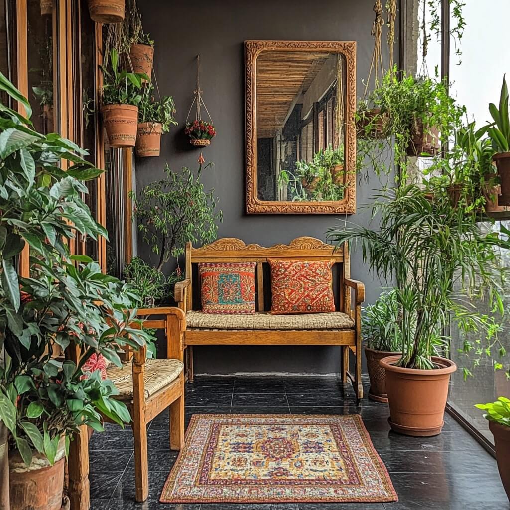 The Desi Style Seating for the Balcony