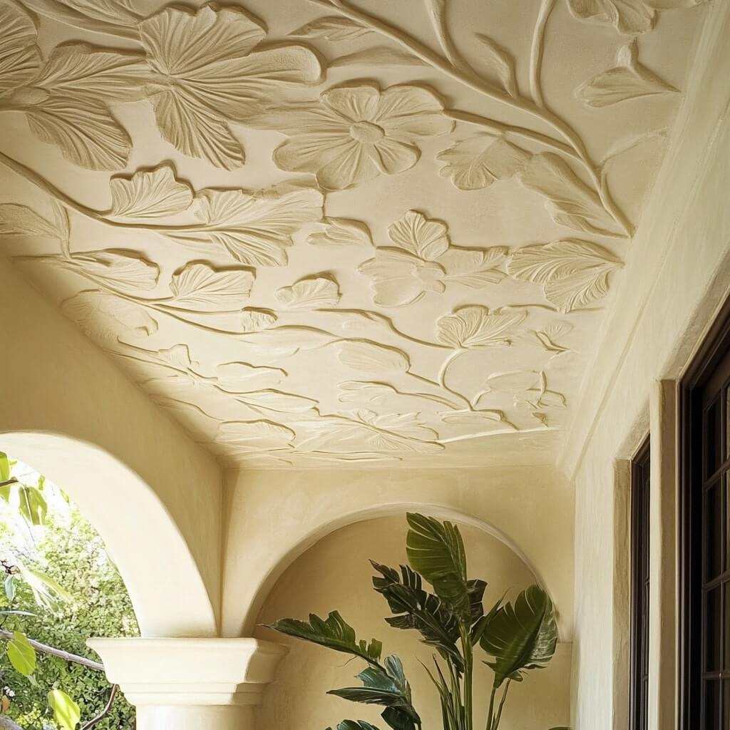 Verdant Plus Minus POP Ceiling Design for Porch