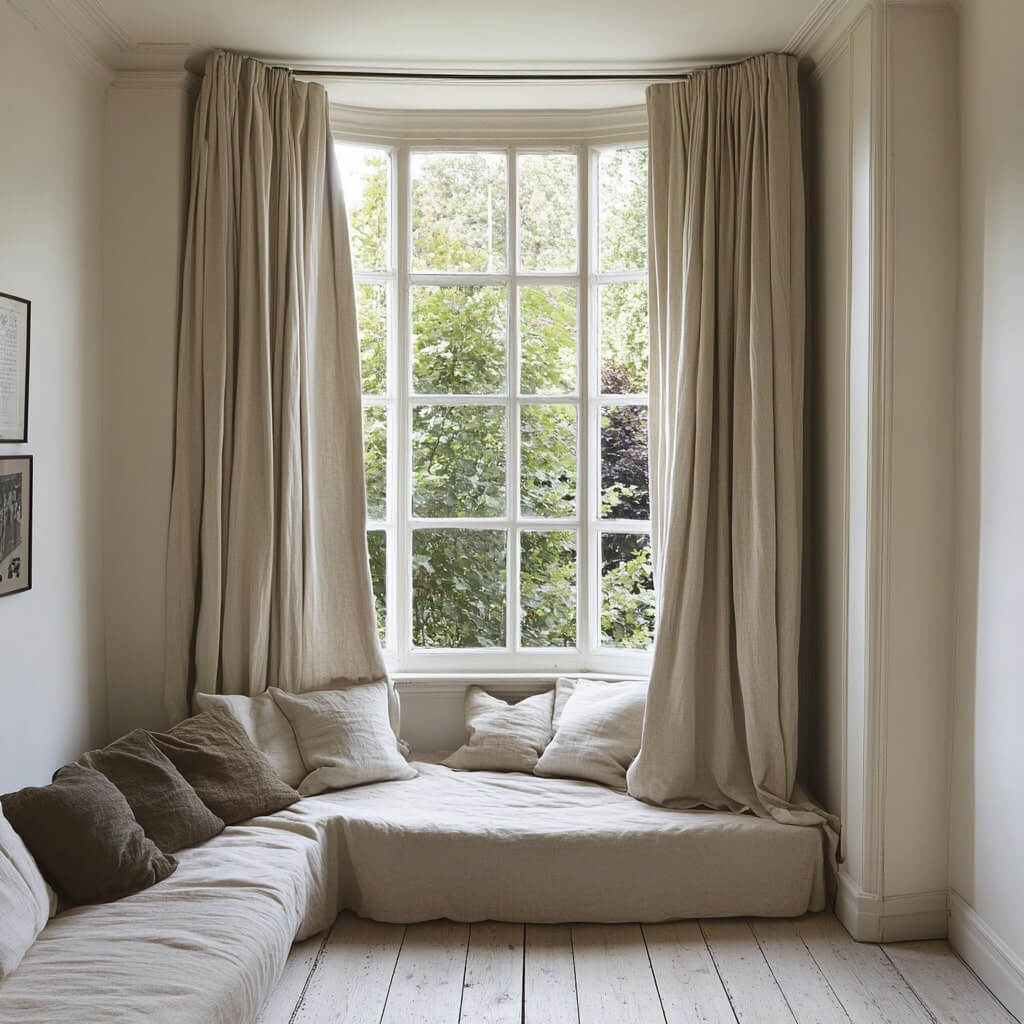 Window Sills with Decorative Items