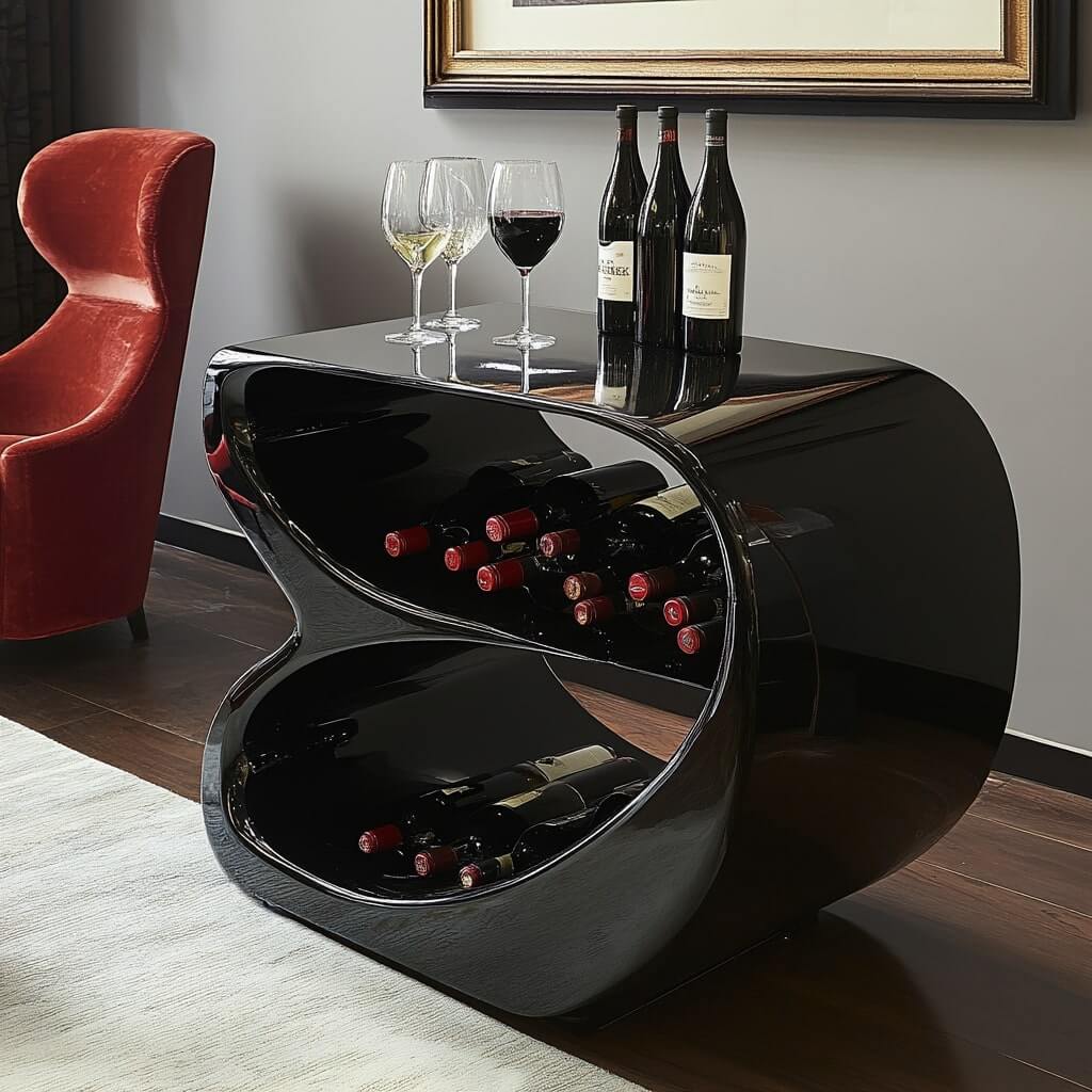 Wine Cart as a Decor Corner Idea