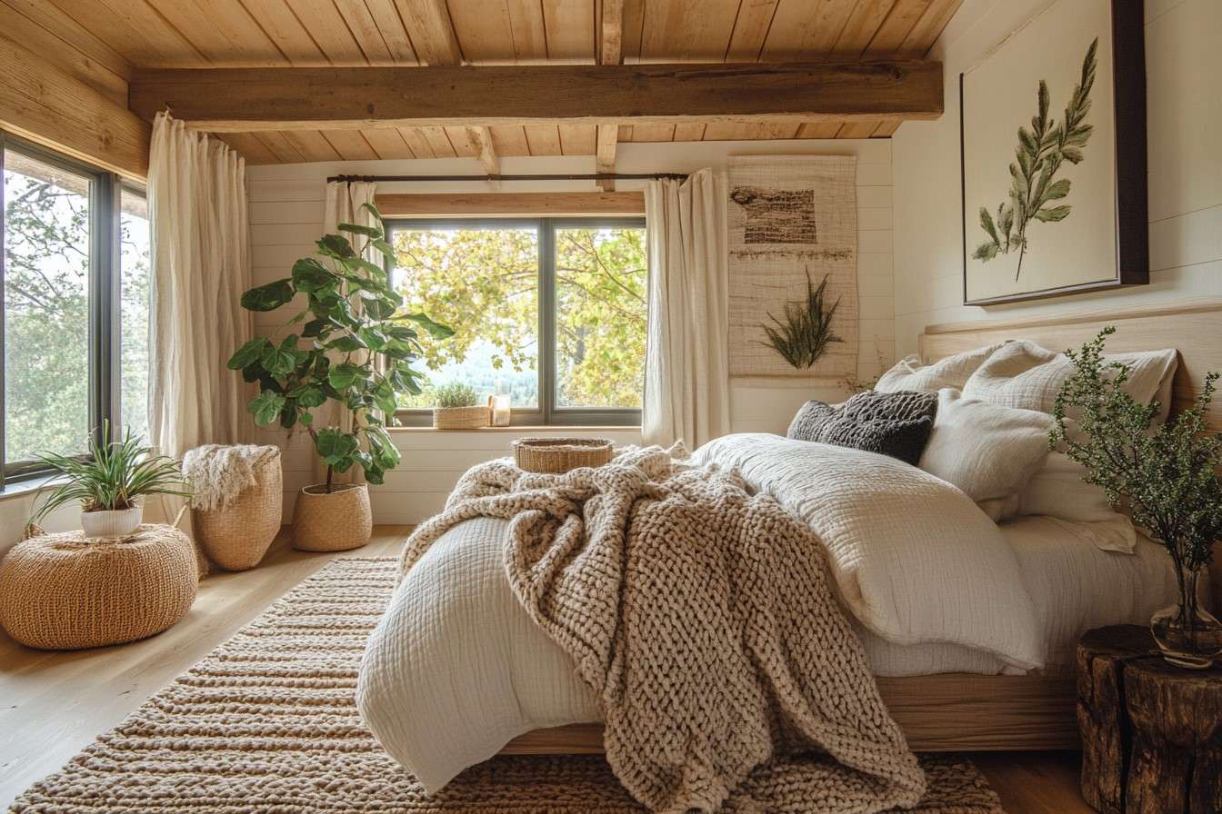 Wooden Plank Ceiling Design