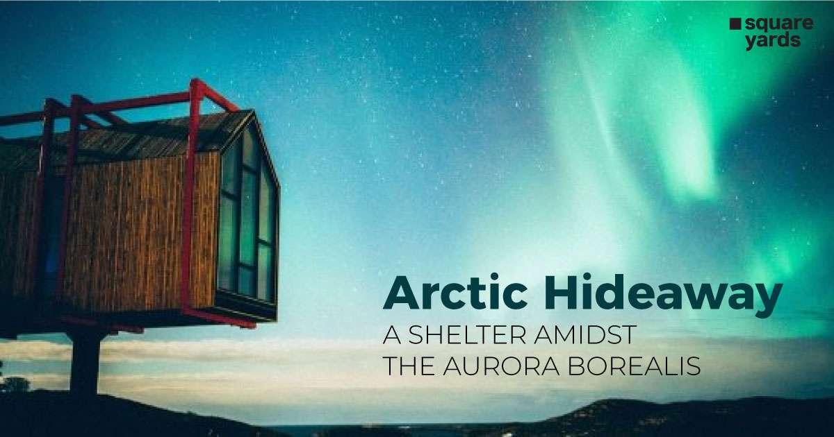 The Arctic Hideaway Cabin into the Northern Lights