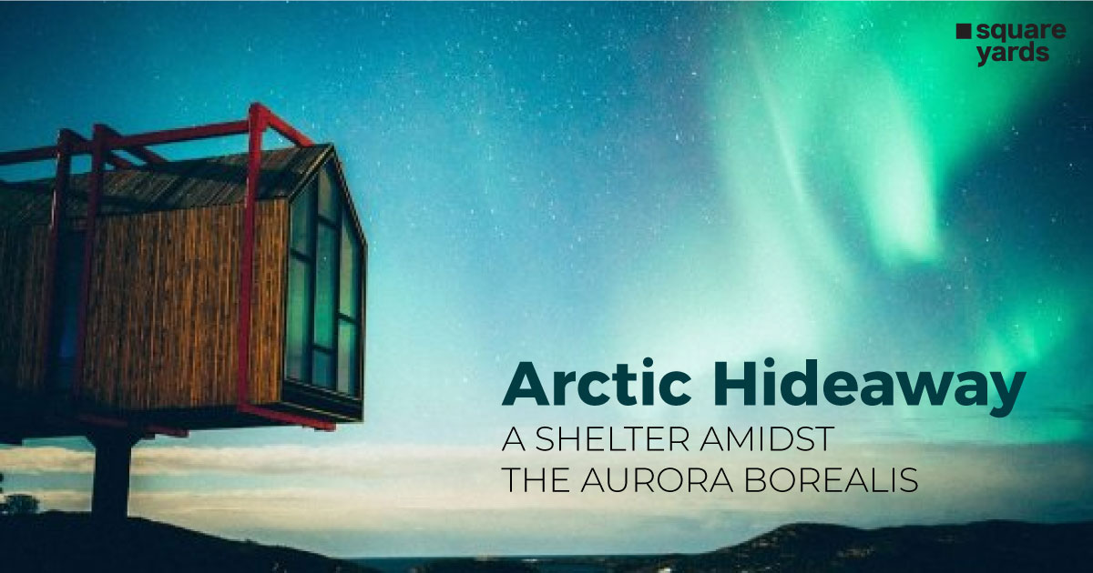 The Arctic Hideaway Cabin into the Northern Lights