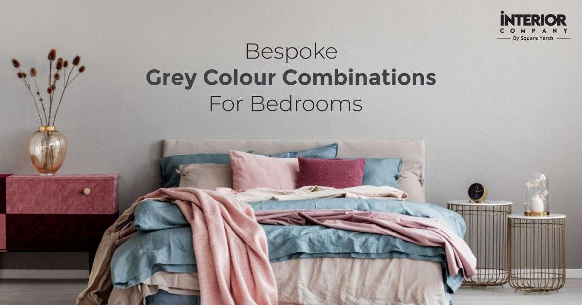 Decent Grey Two Colour Combination for Bedroom Walls