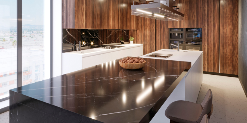 Black-Textured-Marble-Kitchen-Worktop