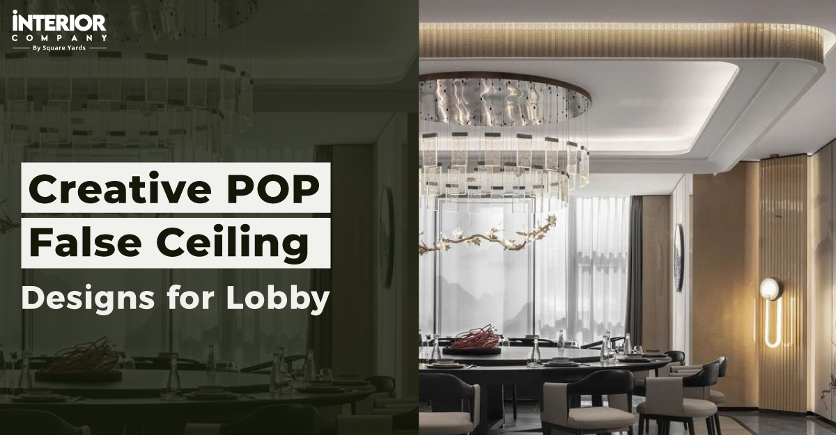 10 Creative POP False Ceiling Designs for Lobby