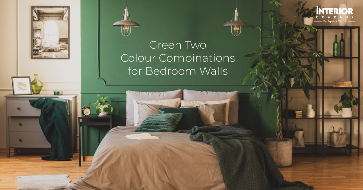 11 Best Green Two Colour Combination for Bedroom Walls