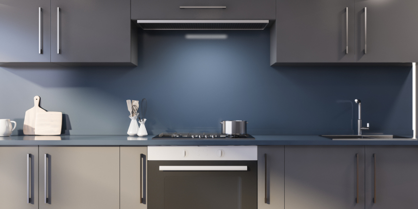 Grey Hues Paint Colours for Small Kitchens