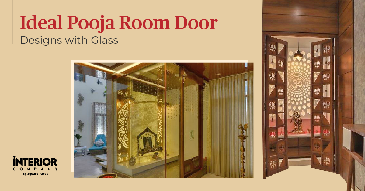 10 Trending Modern Pooja Room Glass Door Designs
