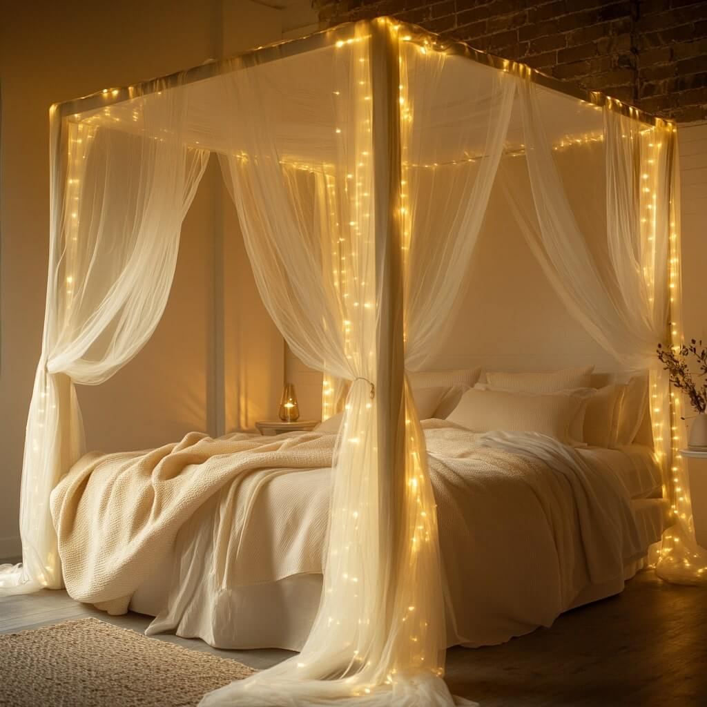 Canopy Style Room Curtains Ideas