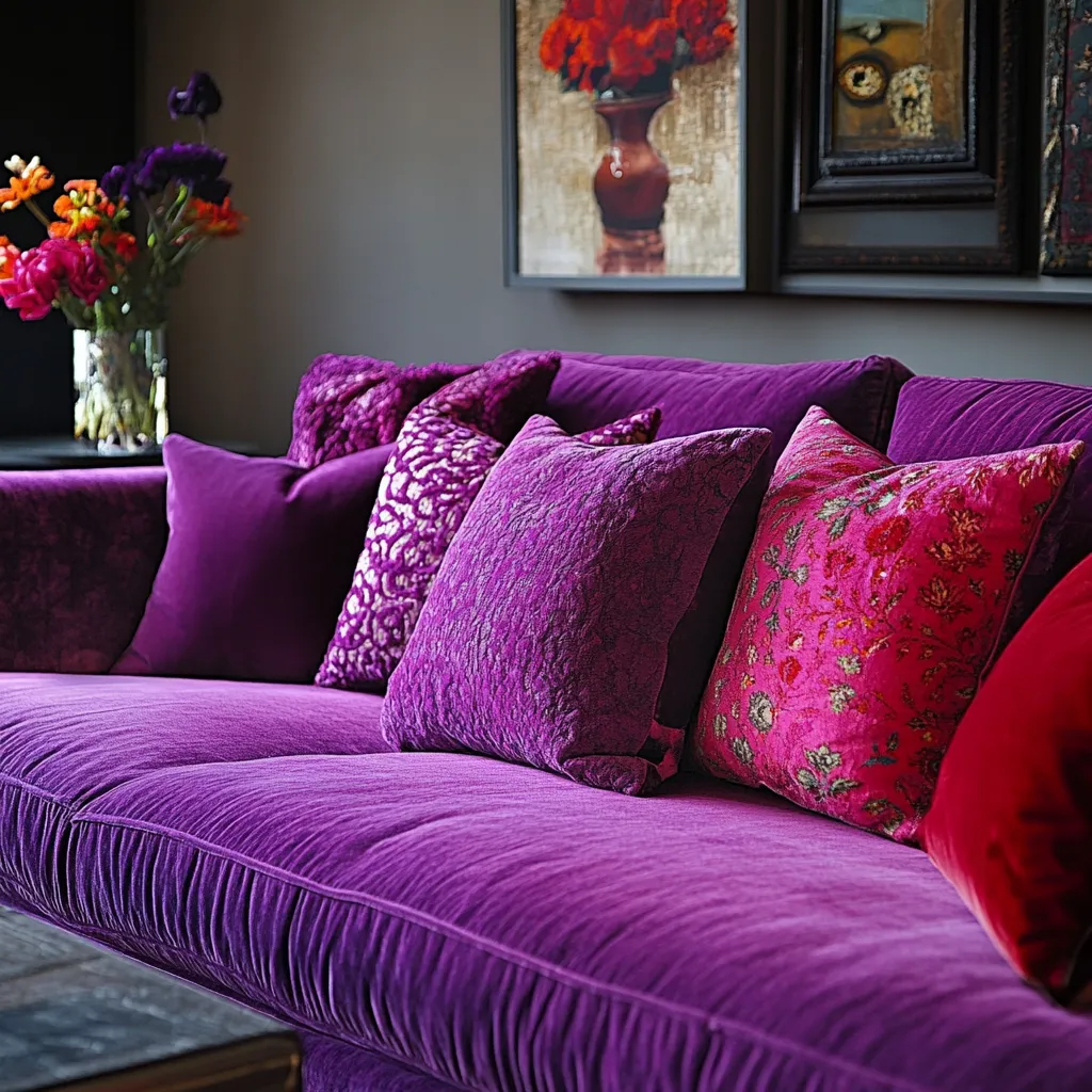 Combination of Purple and Magenta Combination Colours That Go with Purple: Magenta
