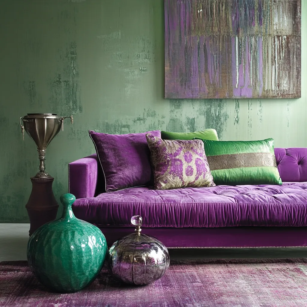 Combination with Purple Colour: Jade