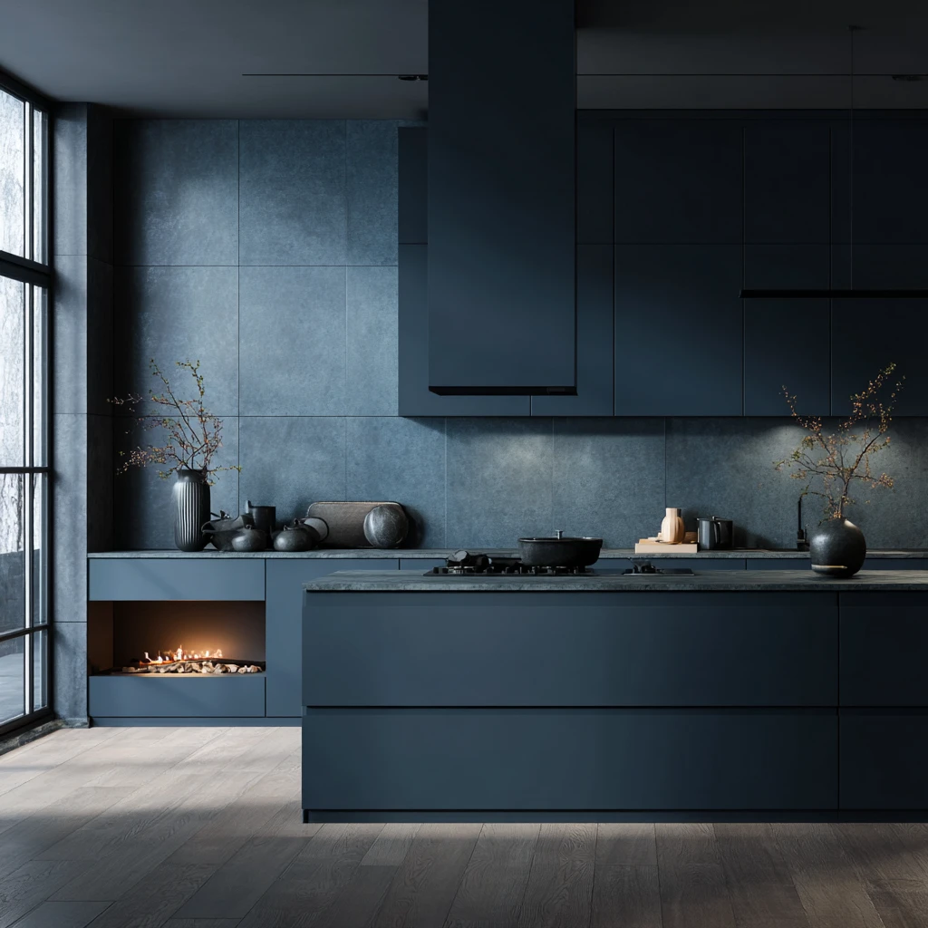 Dark Blue: Colour to Avoid in the Kitchen as per Vastu