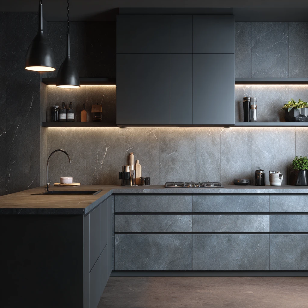 Dark Grey: Colour to Avoid in the Kitchen as per Vastu