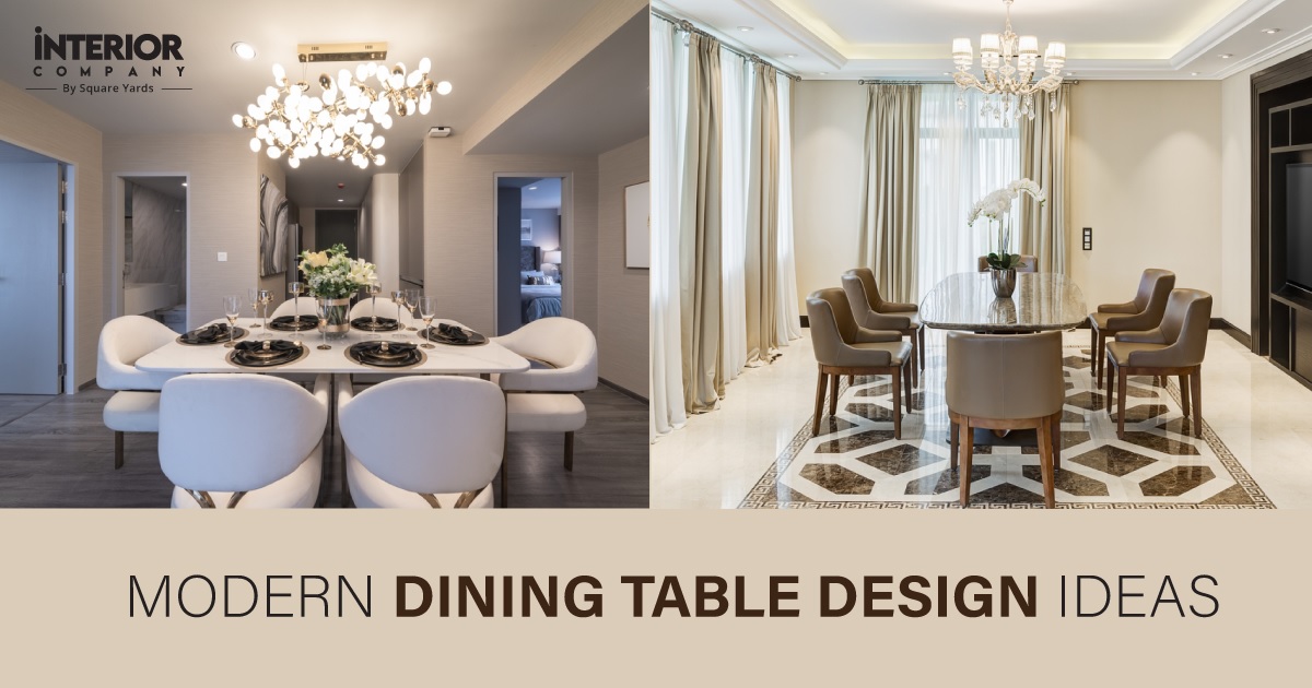 14 Modern Dining Table Design Ideas for Your Eating Space