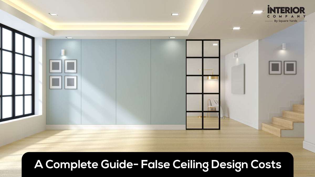 false ceiling cost per square feet