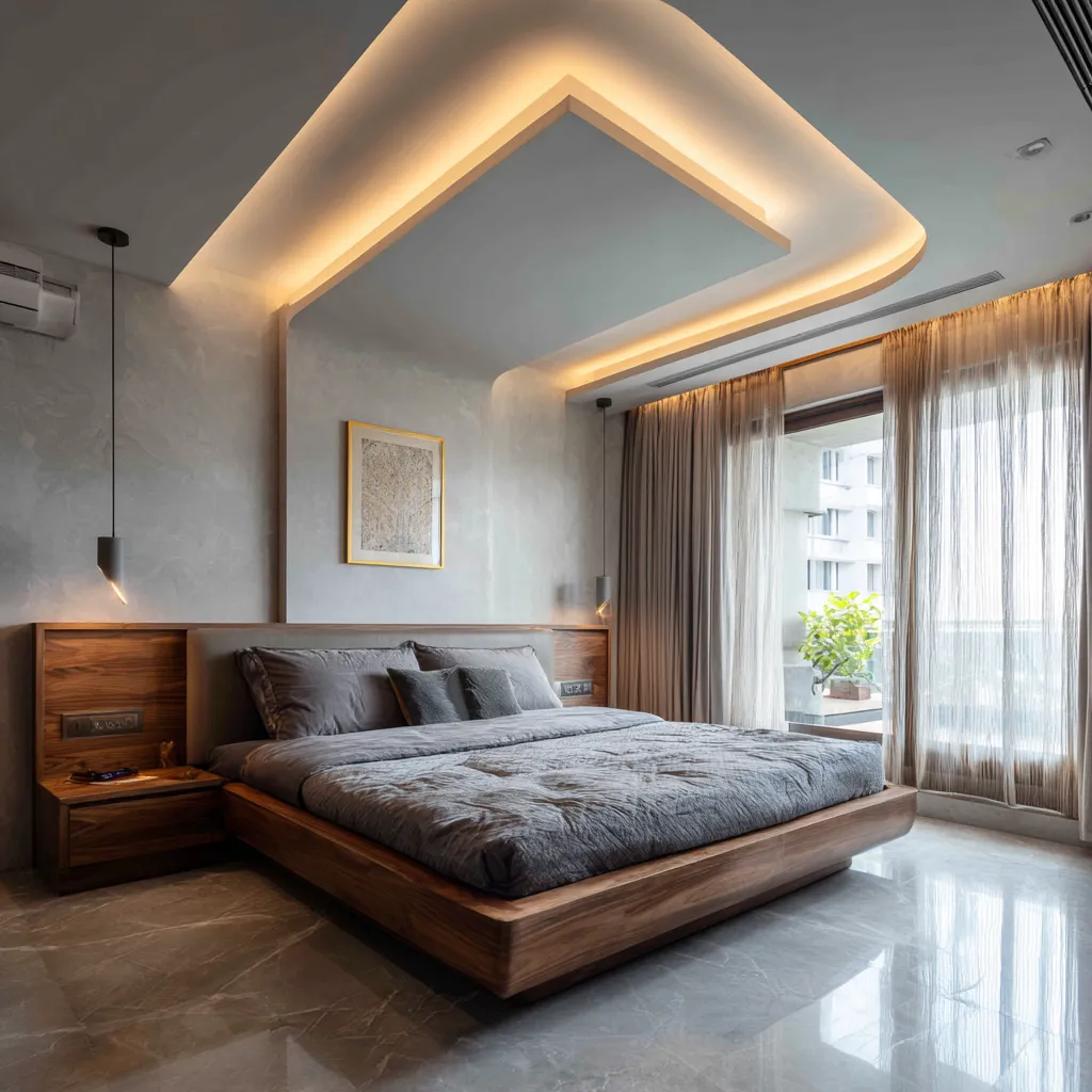 Floating- Bedroom Ceiling Design Trends