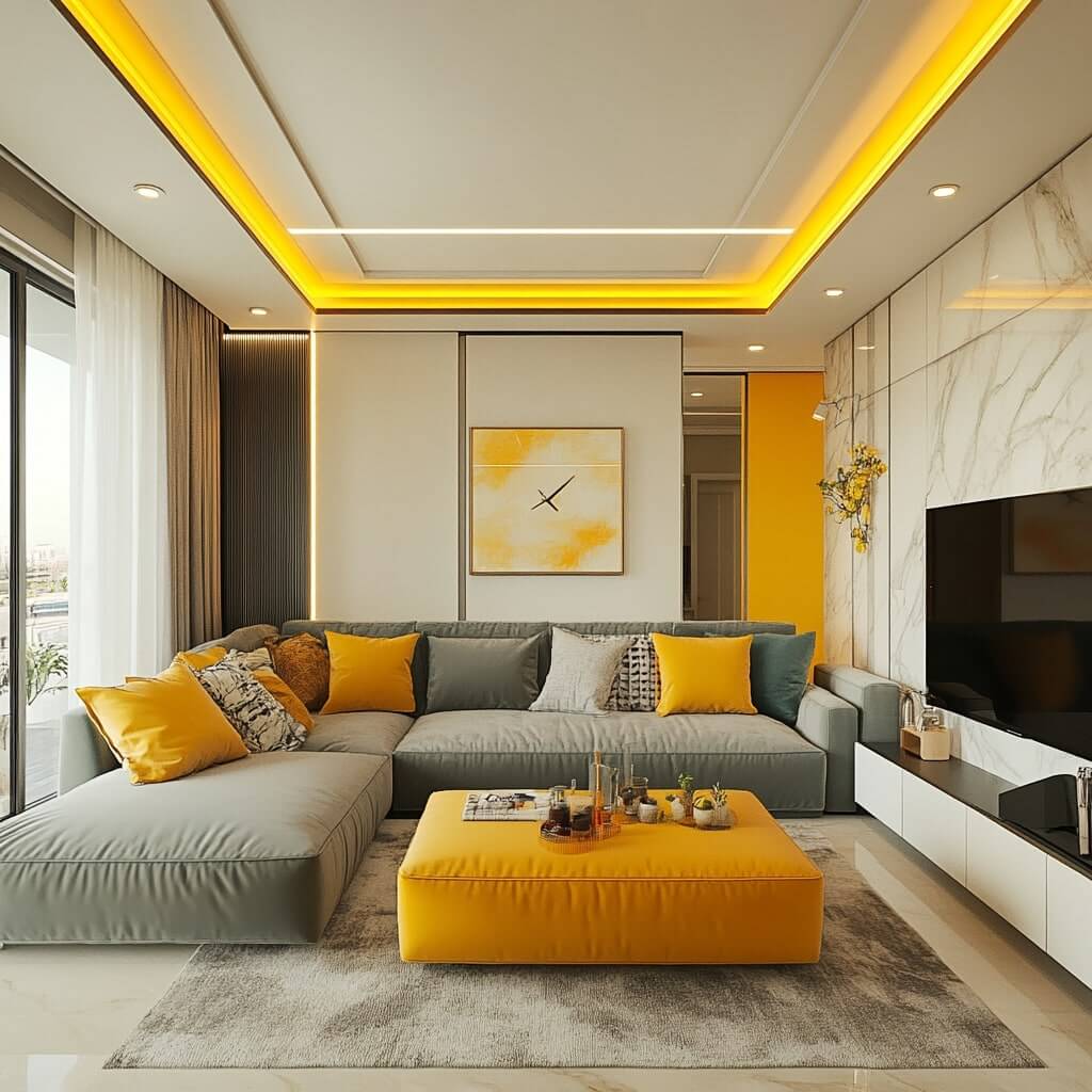 Funky Colour Contrasting POP Corner Design Ideas
