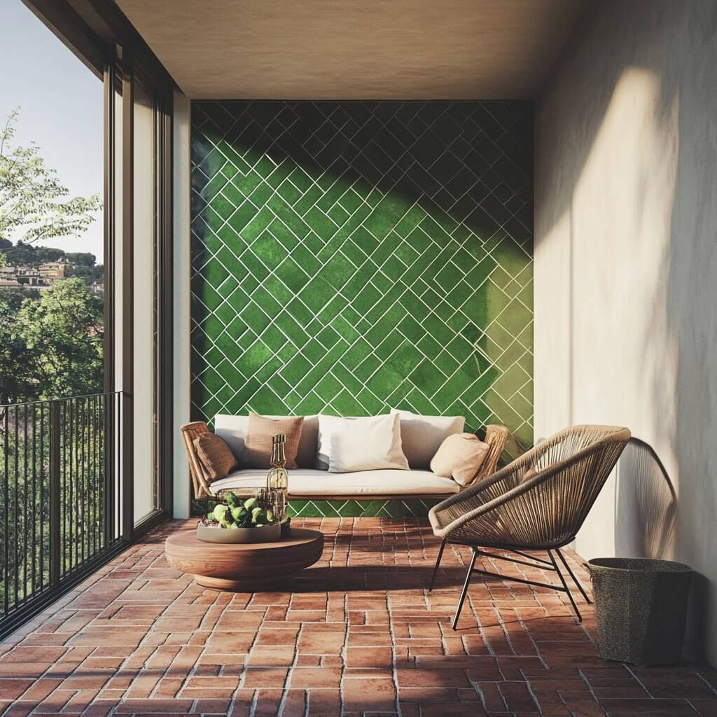 Geometric Tiles for Balcony