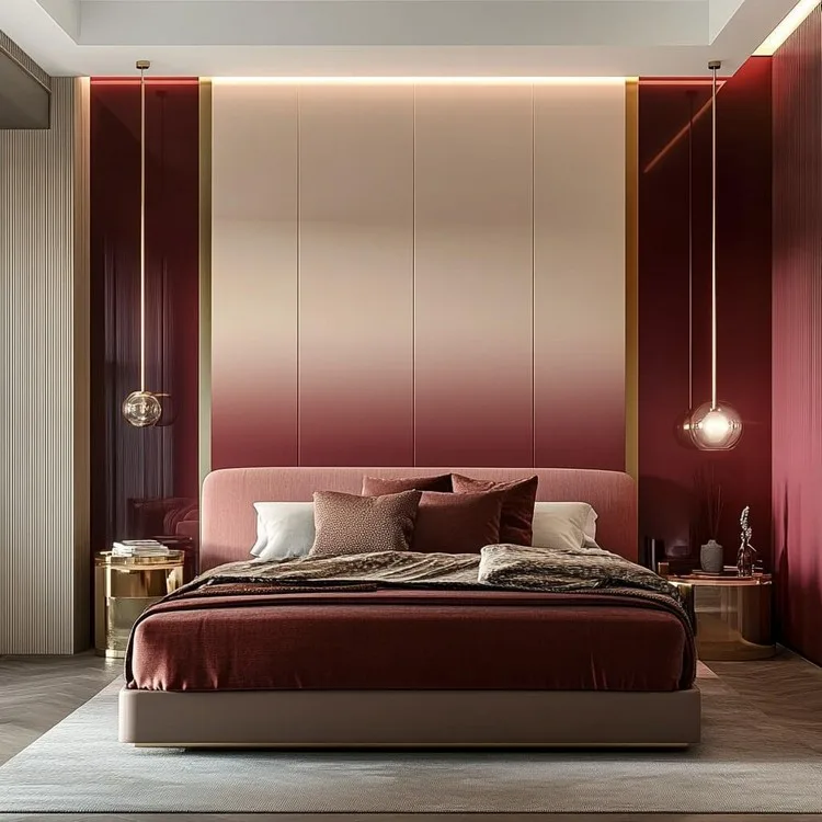 Gradient Colour Wall Board Design