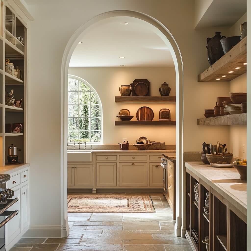 Kitchen Arch Door Design