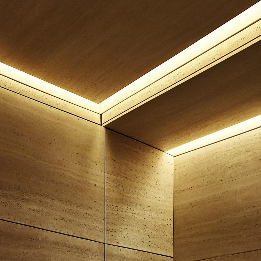 Linear POP Corner Design Ideas